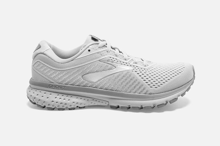 Brooks Ghost 12 Womens Road Running Shoes - White - Indonesia (FEMR-08637)